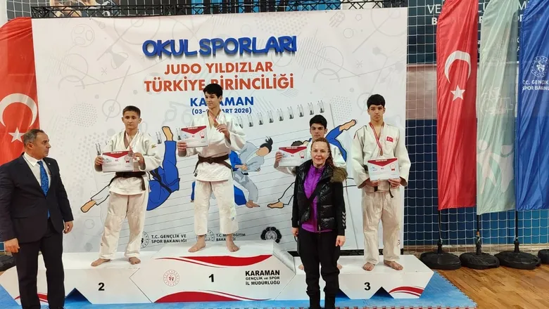 Akyazılı genç judocu Yağız Uzun Türkiye üçüncüsü oldu