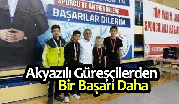 Akyazılı Güreşçiler Bir Başarıya Daha İmza Attı