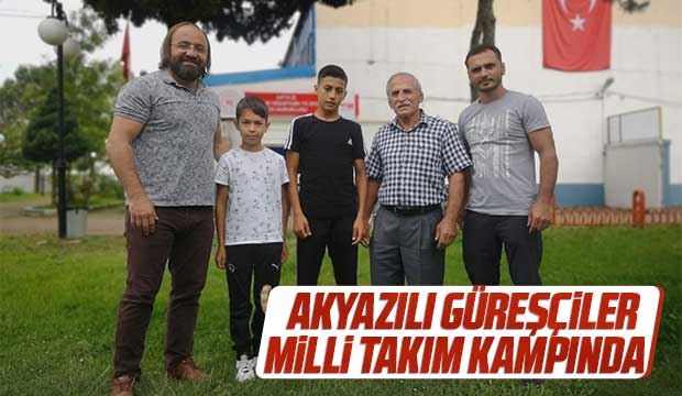 Akyazılı güreşçiler Milli Takım Kampında