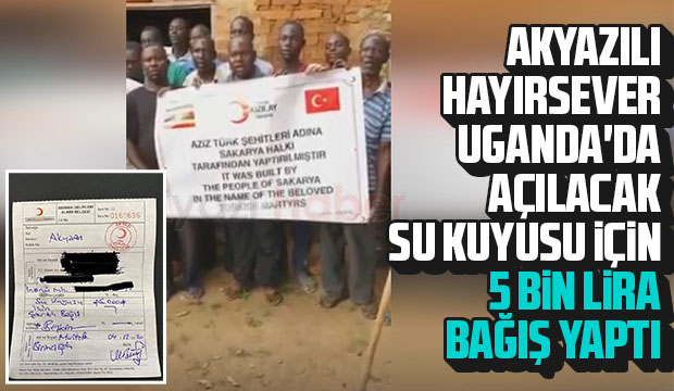 Akyazılı hayırseverden örnek davranış