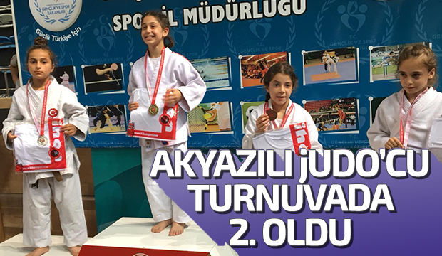 Akyazılı Judocu turnuvada ikinci oldu