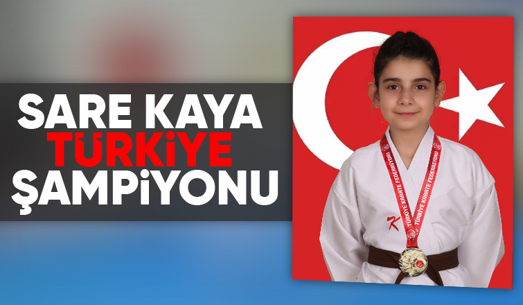 Akyazılı karateci Türkiye şampiyonu oldu