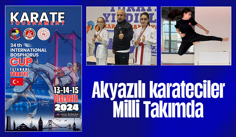 Akyazılı karateciler turnuvada altın madalya için yarışacak