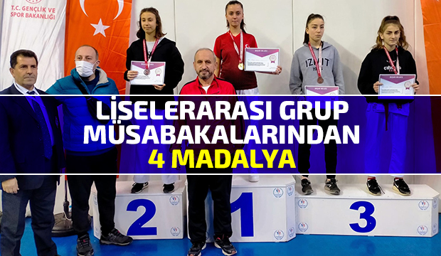 Akyazılı karatecilerden 4 madalya