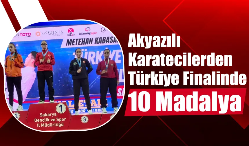 Akyazılı karatecilerden büyük başarı