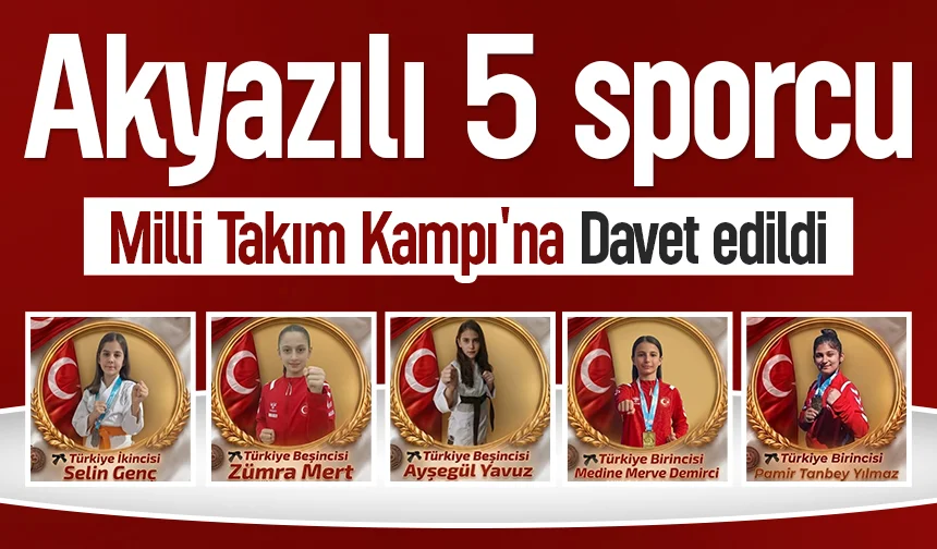 Akyazılı karatecilere Milli davet