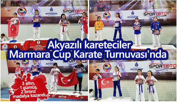Akyazılı kareteciler Marmara Cup Karate Turnuvasında 