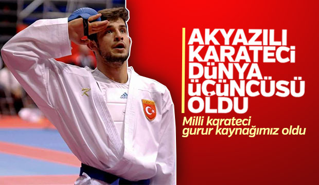 Akyazılı Milli Karateci Dünya Üçüncüsü Oldu
