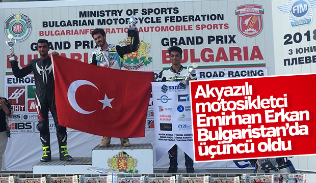  Akyazılı Motosikletçi Avrupa'dan Kupayla Döndü