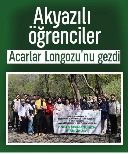 Akyazılı öğrenciler Acarlar Longozu'nu gezdi
