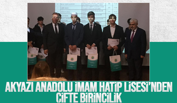 Akyazılı öğrenciler gururlandırdı