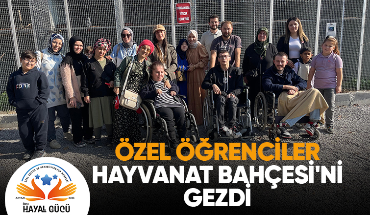 Akyazılı özel öğrenciler için hayvanat bahçesi gezisi