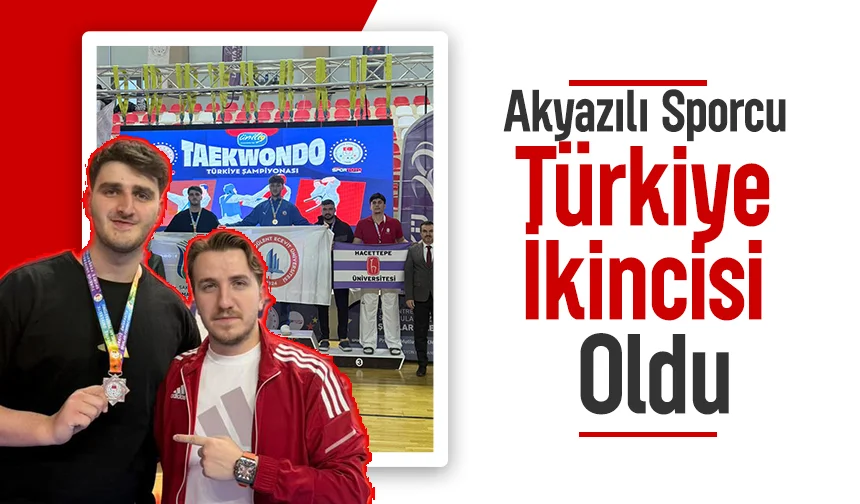 Akyazılı sporcu gururlandırdı