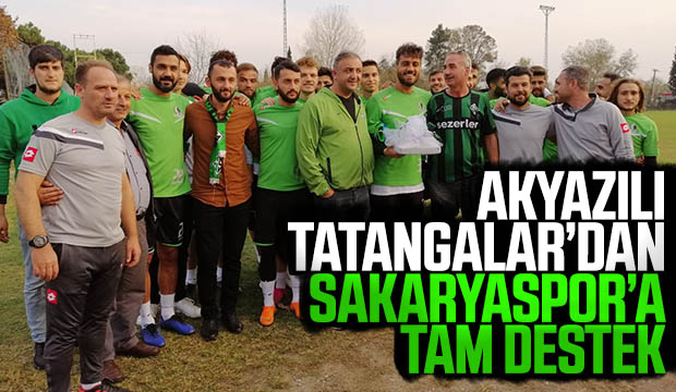 Akyazılı Tatangalar Grubundan Sakaryaspora Destek
