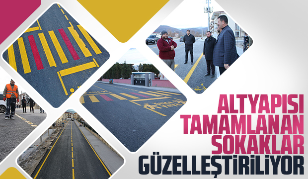 Akyazı’nın sokakları güzelleşmeye devam ediyor