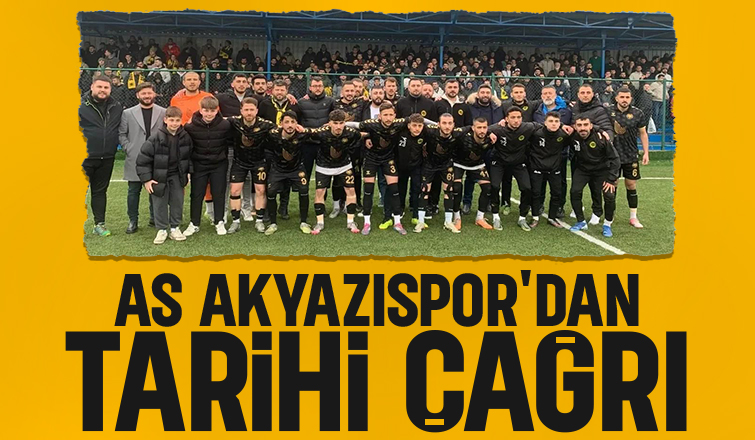 Akyazıspor'dan krtik maç öncesi çağrı