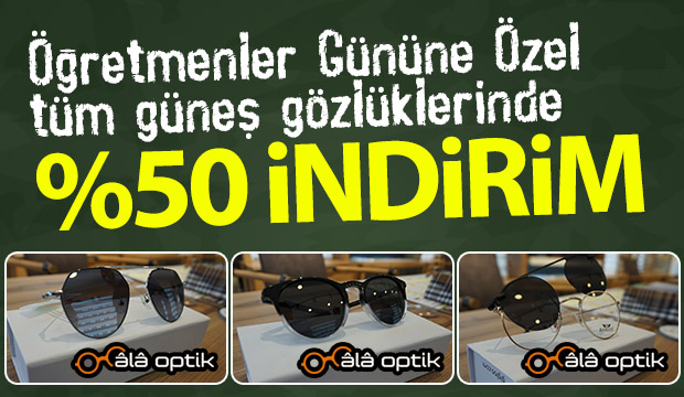 Ala Optikten Öğretmenler Gününe Özel Kampanya