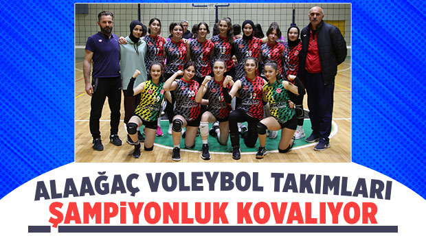 Alaağaçspor A ve B Voleybol takımlarında hedef şampiyonluk