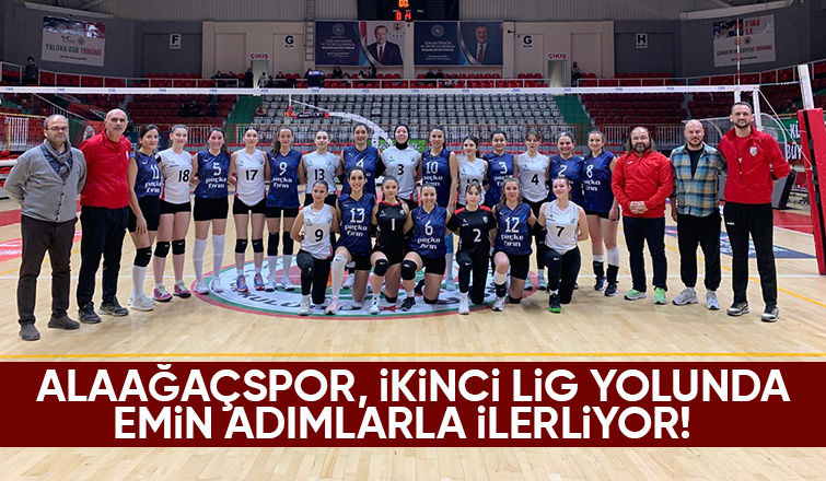Alaağaçspor Kadın Voleybol Takımı final maçlarına hazırlanıyor