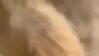 Alev hortumu böyle görüntülendi.