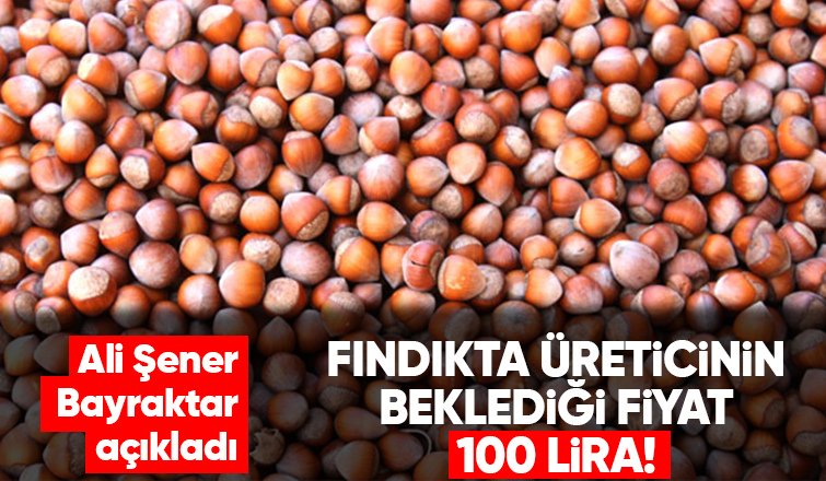 Ali Şener Bayraktar fındıkta fiyat beklentisini açıkladı