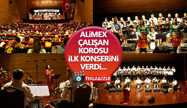 Alimex Çalışan Korosu ilk konserini verdi
