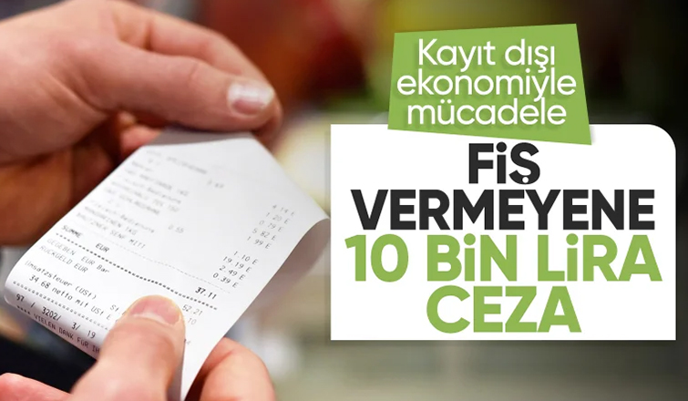 Alışverişlerde fiş veya fatura vermeyen ceza ödeyecek