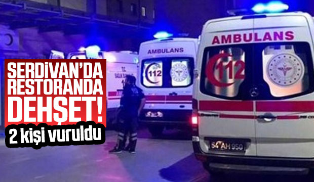 Alkollü restoran karıştı, 2 kişi vuruldu