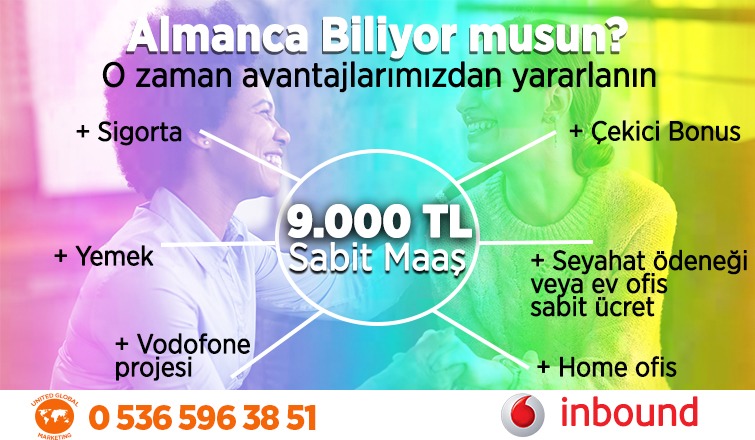 Almanca Bilen Personeler Alınacaktır 