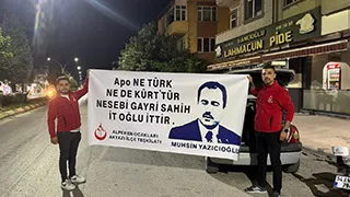 Alperen Ocakları'ndan pankart açıklaması 