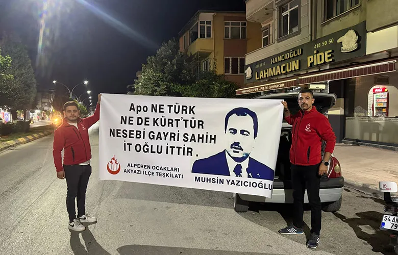 Alperen Ocakları'ndan pankart açıklaması 