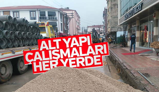 Alt Yapı Çalışmaları Her Yerde