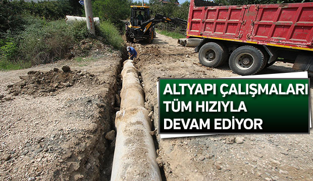 ALT YAPI ÇALIŞMALARI KUZULUK MAHALLESİNDE DEVAM EDİYOR