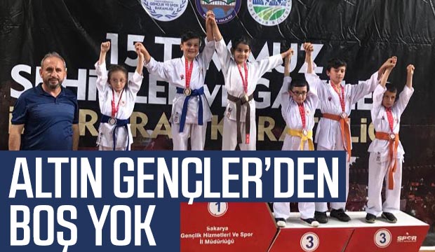 Altın Gençlerden boş yok
