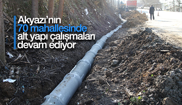 ALTINDERE MAHALLESİNDE ALT YAPI ÇALIŞMALARI DEVAM EDİYOR