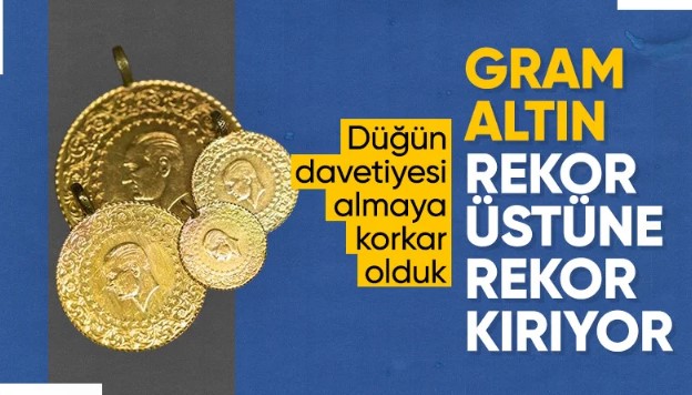 Altının ons fiyatı ve gram altın rekor kırdı