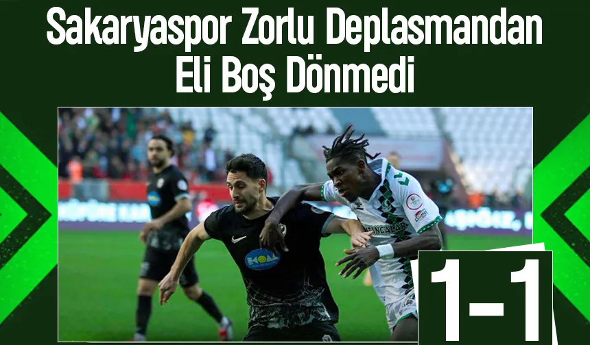 Amedspor 1 Sakaryaspor 1