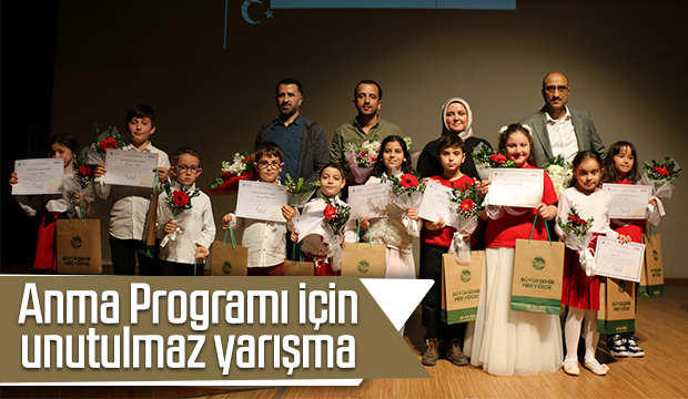 Anma programı için unutulmaz yarışma