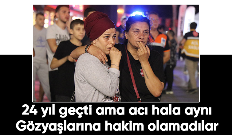 Anma programında gözyaşlarını tutamadılar