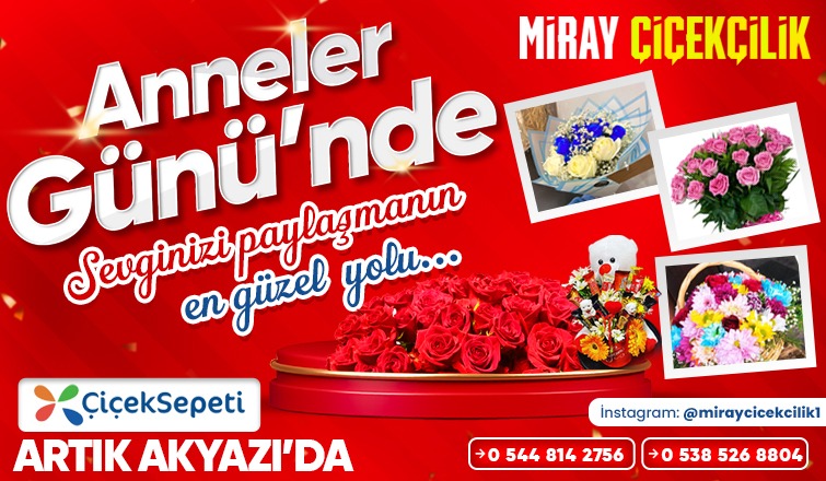 Anneler Gününe Özel Çiçekler, Miray Çiçekçilik'ten