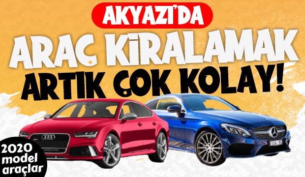 Araç kiralamak artık çok kolay