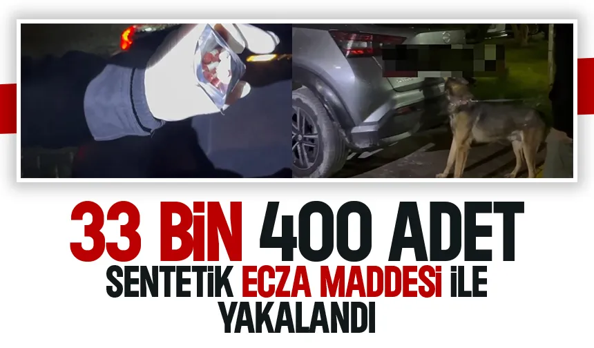 Araçtan on binlerce sentetik hap çıktı