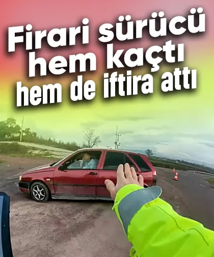 Aranan şahıs denetimde yakalandı, kaçtı; Geri dönüp olay çıkardı!