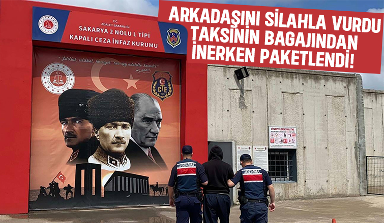 Arkadaşını silahla vurdu