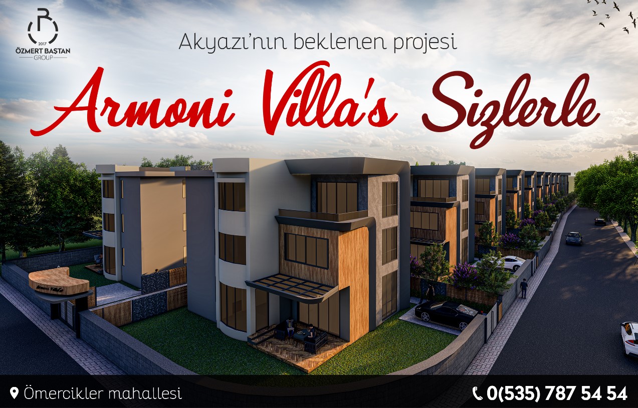 Armoni Villaları sahiplerini bekliyor