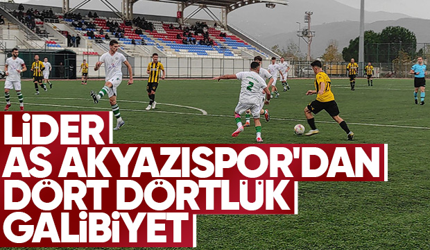 As Akyazıspor 4 Harmanlıkspor 0