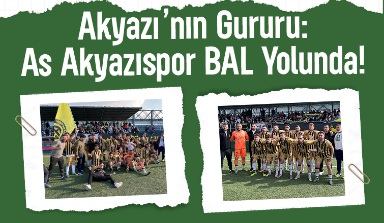 As Akyazıspor baraj maçına Gidiyor!