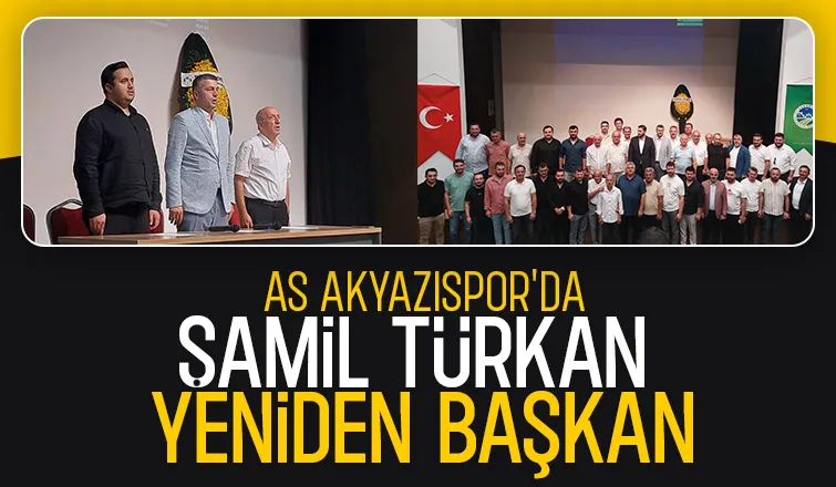 As Akyazıspor'da Şamil Türkan güven tazeledi