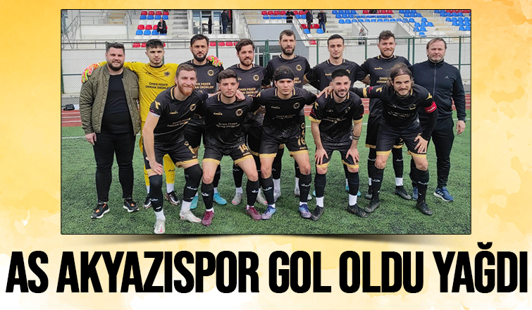 As Akyazıspor'dan farklı tarife: 7-0