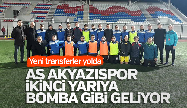 As Akyazıspor İkinci Yarıya Bomba Gibi Geliyor